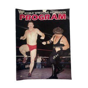 1983 WWF Wrestling Program #102, Backlund, Slaughter Pittsburgh Civic Arena 1983